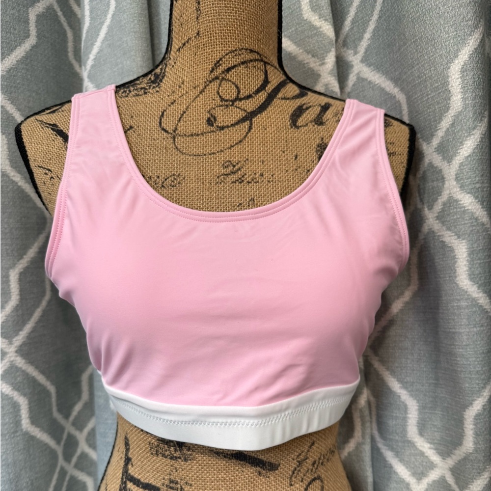 Ladies, large pink athletic bra